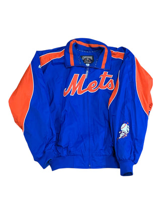 New York Mets Cooperstown Collection Jacket Sz L