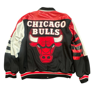 Leather Chicago Bulls JH Design Jacket size XL