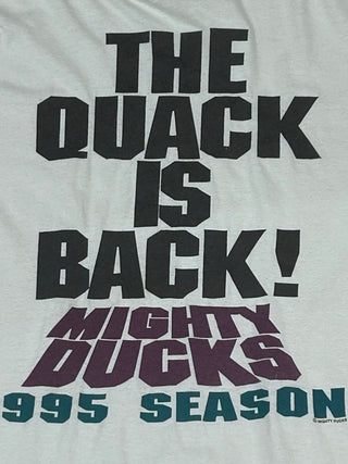 Anaheim Mighty Ducks The Quack is Back Tshirt Sz XXL