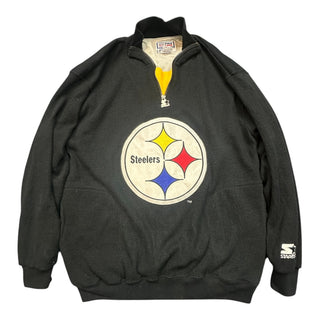 Steelers Pullover Half Zip Crewneck size XL