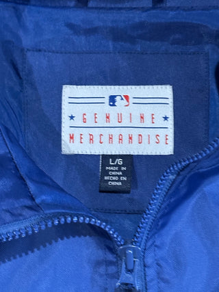 New York Mets Center Stripe Windbreaker Sz L