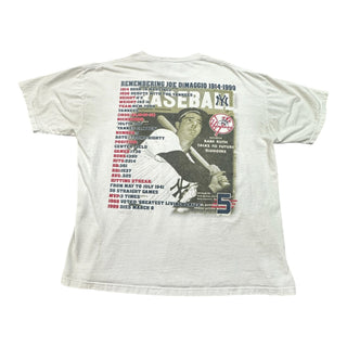 1999 Yankees DiMaggio Tribute Tshirt size XL