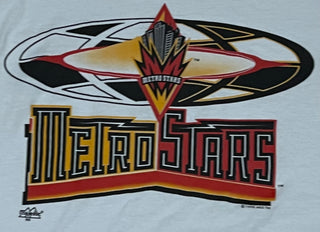 New York Metrostars Logo Tshirt Sz XL