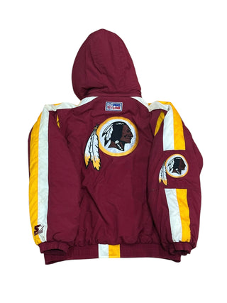 Washington Redskins Full Zip Spellout Jacket Sz M (Youth XL)