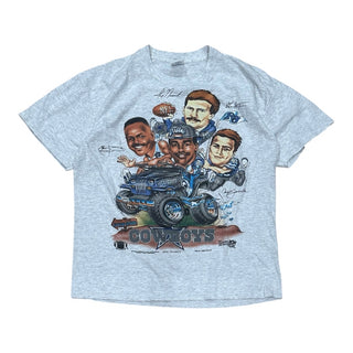 90s Cowboys Caricature Tshirt size Large