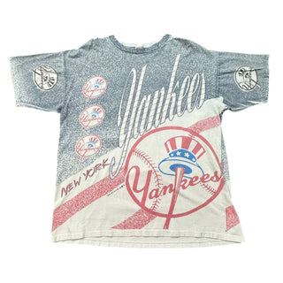1991 Yankees All Over Print Tshirt size XL