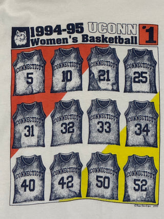 1994 UConn Women’s Basketball Tshirt Sz XL