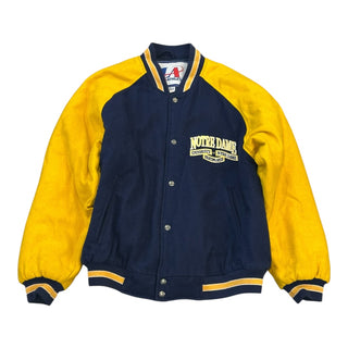 90s Notre Dame Varsity Wool Jacket size Large