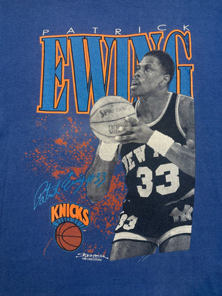 1989 Knicks Patrick Ewing Starter Tshirt size XL