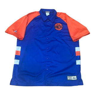 Knicks Hardwood Classic Button Down Warm Up Jacket size XL