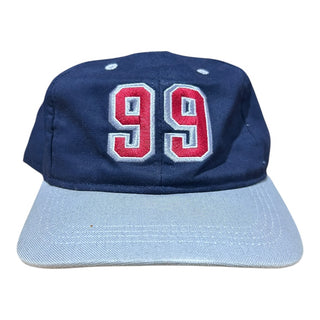 1999 Rangers Wayne Gretzky Strapback Hat