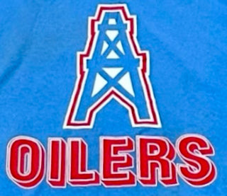 Houston Oilers Ringer Tshirt Sz XL