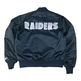 Oakland/Los Angeles Raiders Satin Jacket Sz M