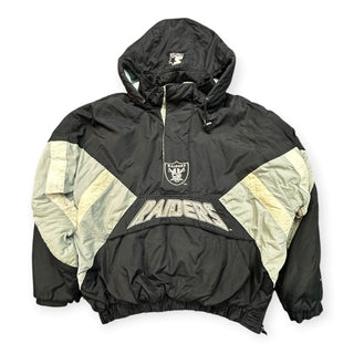 90s Raiders Starter Pullover Jacket size XL