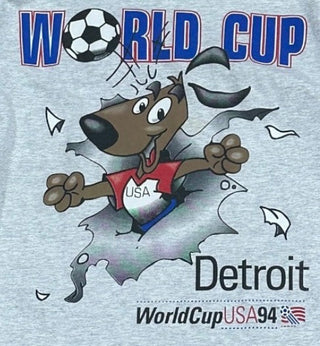 1994 World Cup Striker Breakthrough Tshirt Sz XL