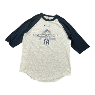 2006 Yankees Division Champs Three Quarter Sleeve Tshirt size L