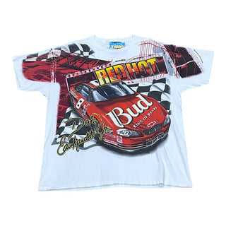 NASCAR Dale  Earnhardt Jr Red Hot AOP Tshirt Sz XL