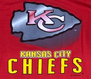 Youth L Kansas City Chiefs Big Logo Tshirt