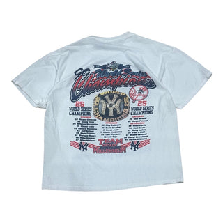 1999 Yankees World Series Champions Double Sided Tshirt size XL