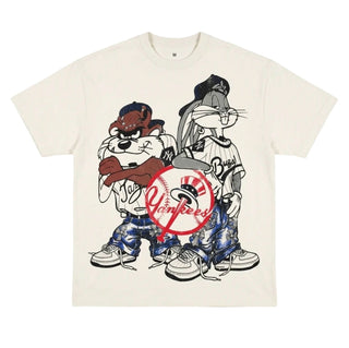 NY T & B Tshirt (Cream)