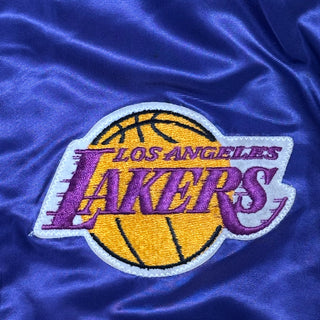 Los Angeles Lakers Satin Jacket Sz L
