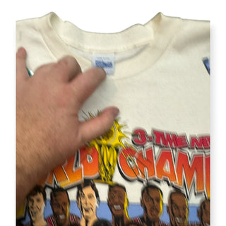 1993 Bulls Comic Book Tshirt size L