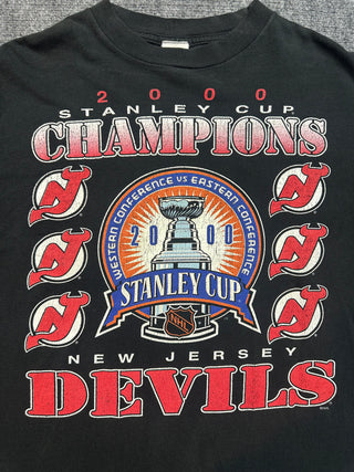 2000 NJ Devils Champions Tshirt size L