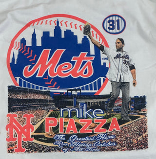 New York Mets Mike Piazza GOAT Catcher Tshirt Sz XXL