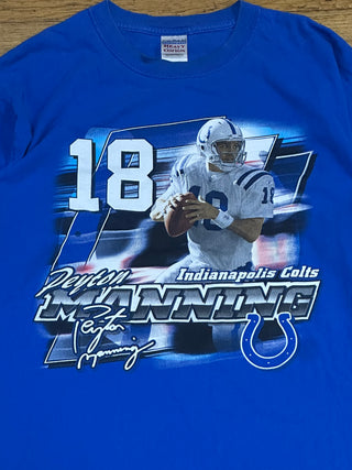 Indianapolis Colts Peyton Manning Player Tshirt Sz L