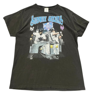 2000 Subway Series Jeter Piazza Tshirt size M