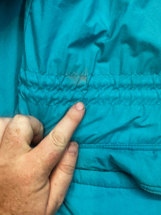 90s Charlotte Hornets Trench Coat size XL