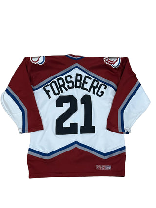 Youth L/XL Avalanche Peter Forsberg Jersey