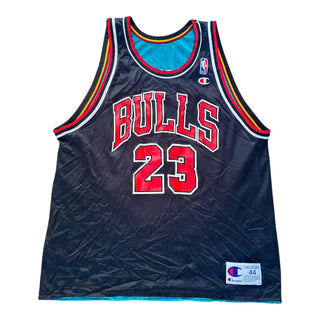 90s Bulls/Pistons Reversible Jordan/Hill Jersey size 44/L