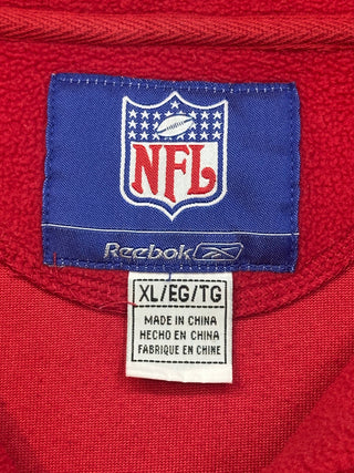 NY Giants Half Zip Fleece Pullover size XL