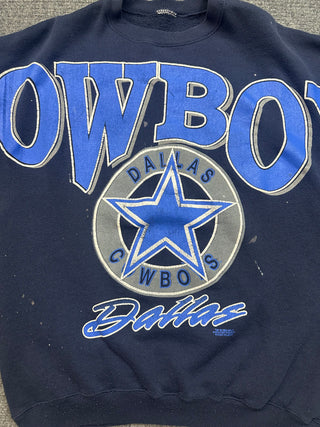 1995 Cowboys Spellout Crewneck size Large