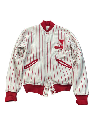 80s St. John’s Pinstripe Varsity Jacket size Small