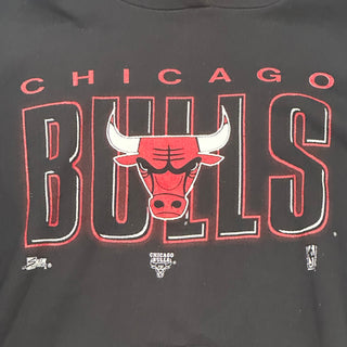 Chicago Bulls Spellout Logo Hoodie Sz XL (MS3)