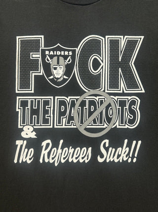 Raiders Parody Patriots Tshirt size L