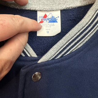 90s Yankees Button Down Sweatshirt size Medium