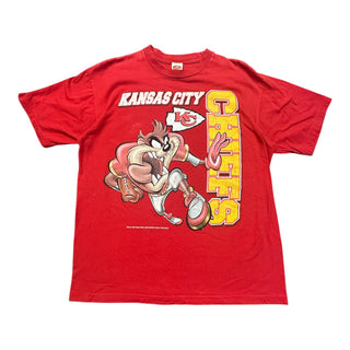 1997 Kansas City Taz Chiefs Tshirt size Large