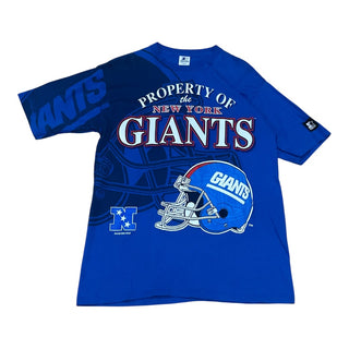 New York Giants Half AOP Tshirt Sz L