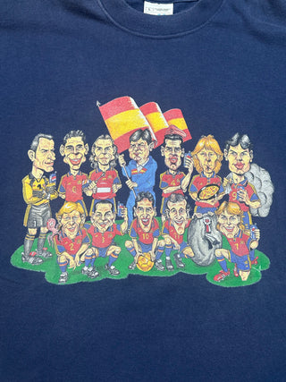 90s Spain Caricature Tshirt size L (DP)