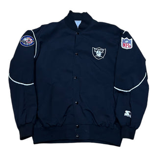 Los Angeles Raiders Lightweight Button Up Jacket Sz XL