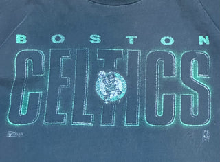 Boston Celtics Spellout Double Sleeve Tshirt Sz XL(NJ)