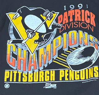 1992 Stanley Cup Champion Youth S Pittsburgh Penguins Tshirt