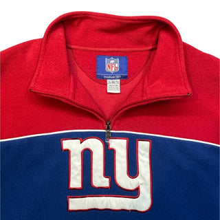 NY Giants Half Zip Fleece Pullover size XL