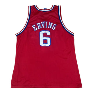 1996 Sixers Julius Erving Signed Jersey size 52/2X