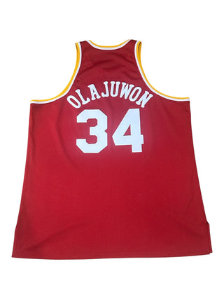 Authentic Hakeem Olajuwon Rockets Jersey size 54/3X