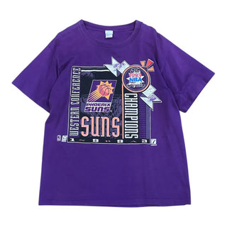 1993 Phoenix Suns western Conference Champions Tshirt Sz L (294)