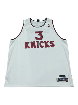 Authentic Knicks Marbury Hardwood Classic Jersey size 56/3X